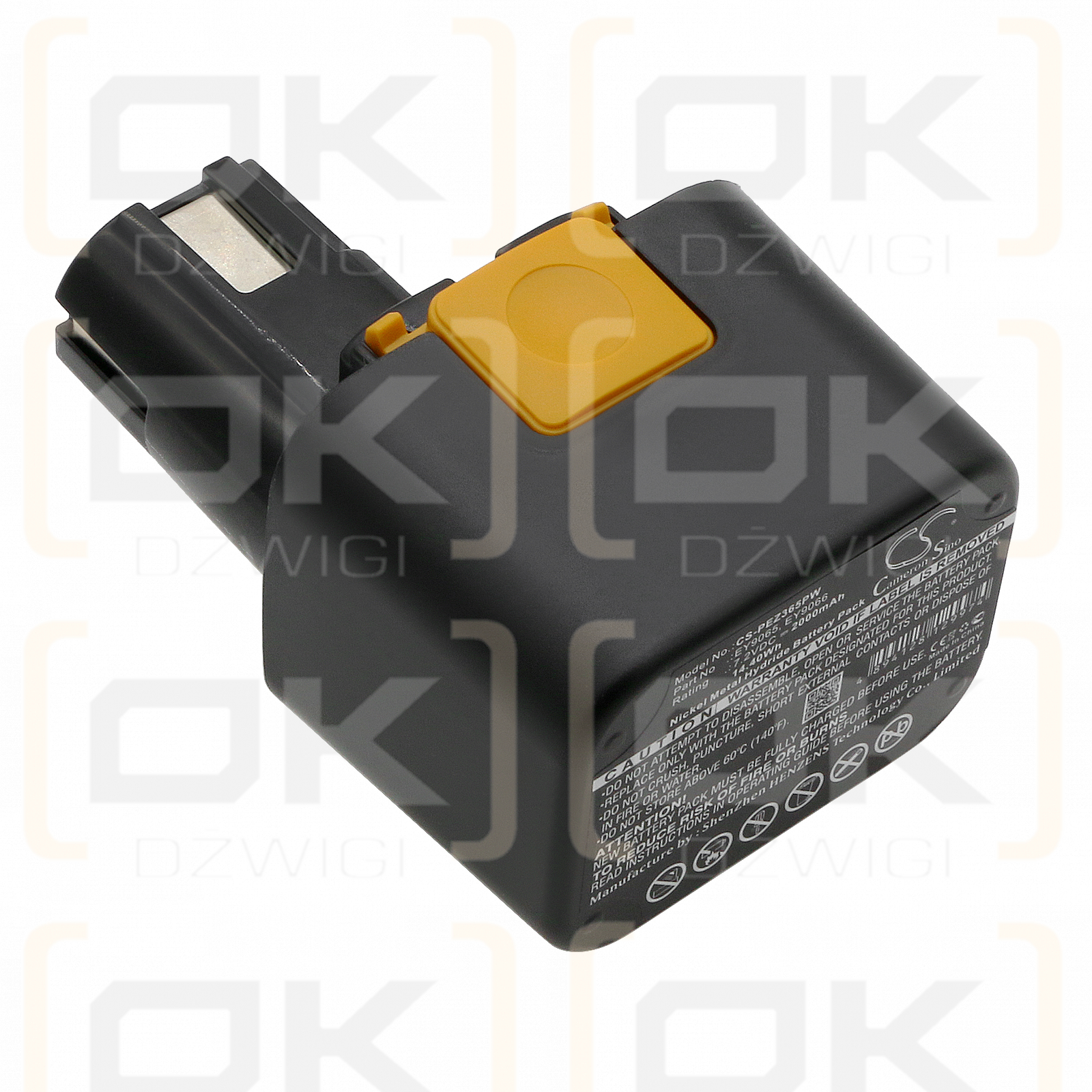 Panasonic EY3654CQ / EY9065 2000 mAh Ni-MH 7,2 V (Cameron Sino)