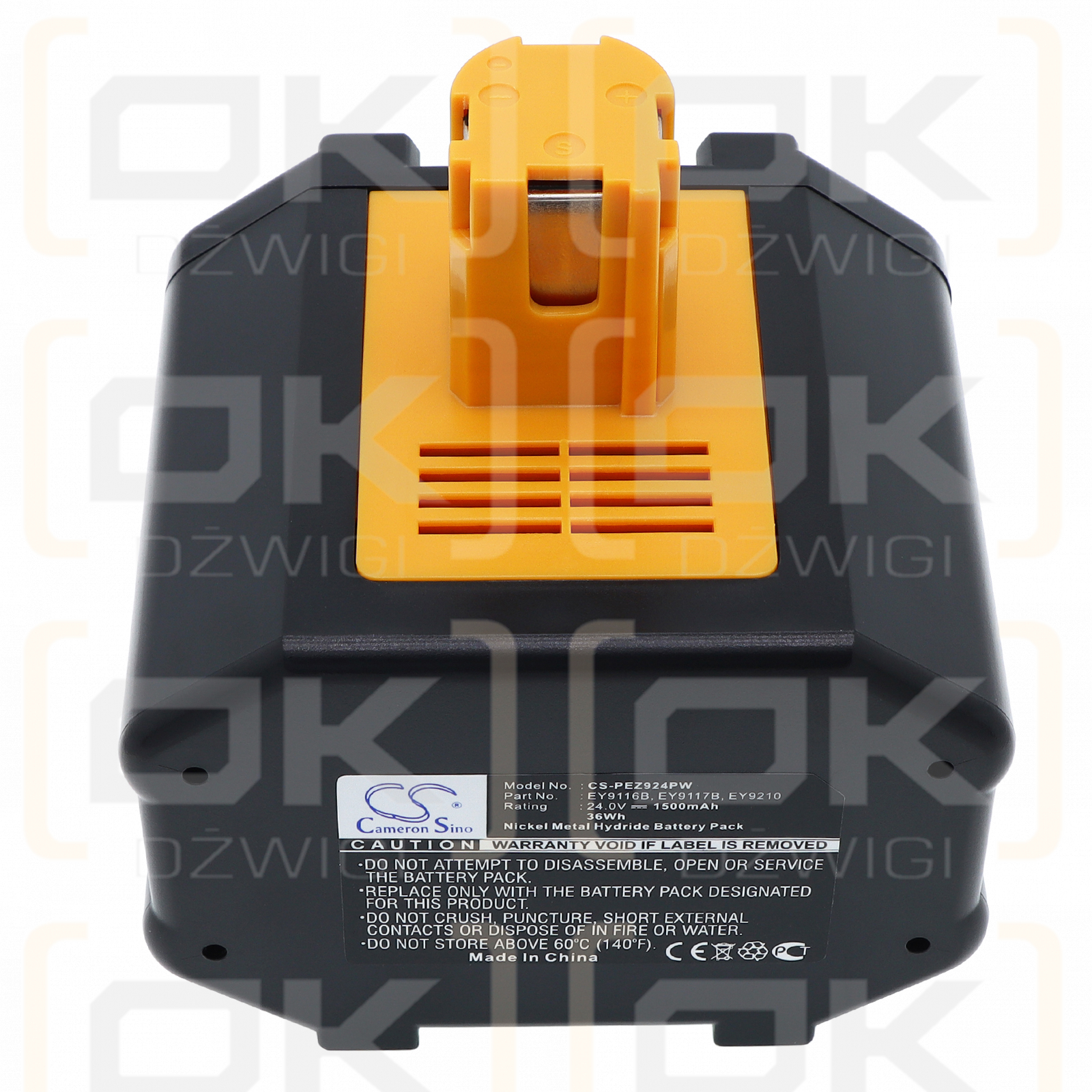 Panasonic EZ6813 / EY9116B 1500 mAh Ni-MH 24 V (Cameron Sino)