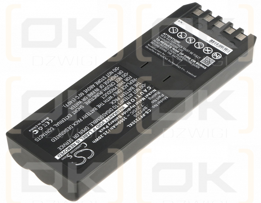 Fluke Impulse 7000DP / BP7235 3500mAh Ni-MH 7.2V (Cameron Sino)