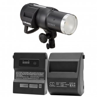Cabezales de flash Profoto B1x AirTTL / 100323 5000 mAh, iones de litio, 14,4 V (Cameron Sino)