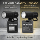 Batería de repuesto para Profoto Monolight B10X Plus / 100440 3400 mAh Li-ion 14.4 V (Cameron Sino)