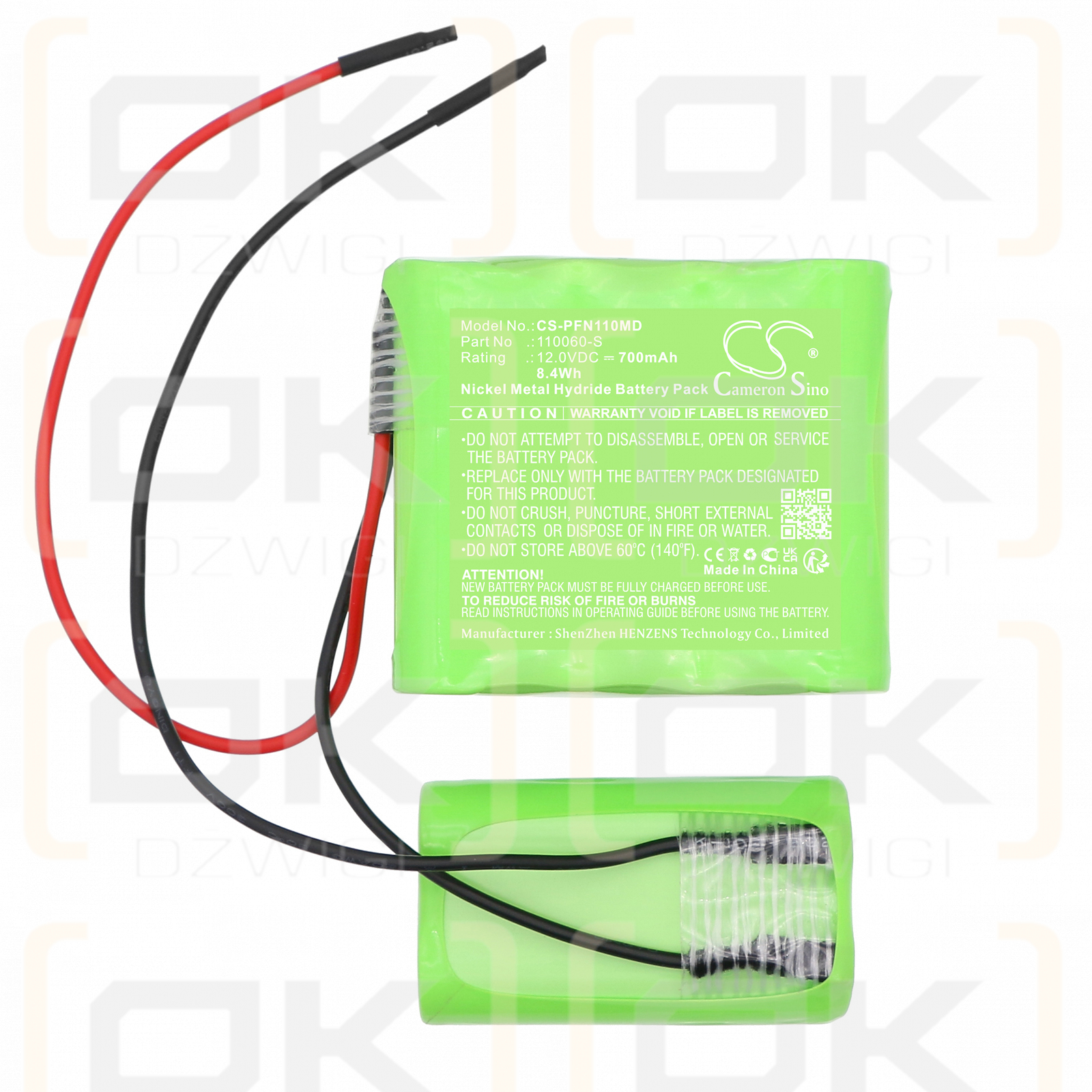 Pfrimmer Nutromat SX/110060-S 700мАч Ni-MH 12.0В (Cameron Sino)
