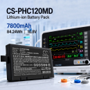 Batería de repuesto para Philips Efficia CM12 / ME202C, 7800 mAh, iones de litio, 10,8 V (Cameron Sino)