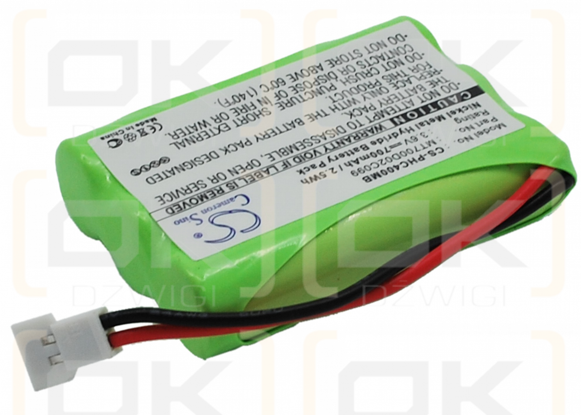 Philips SBC-EB3655 / MT700D02C099 700mAh Ni-MH 3.6V (Cameron Sino)