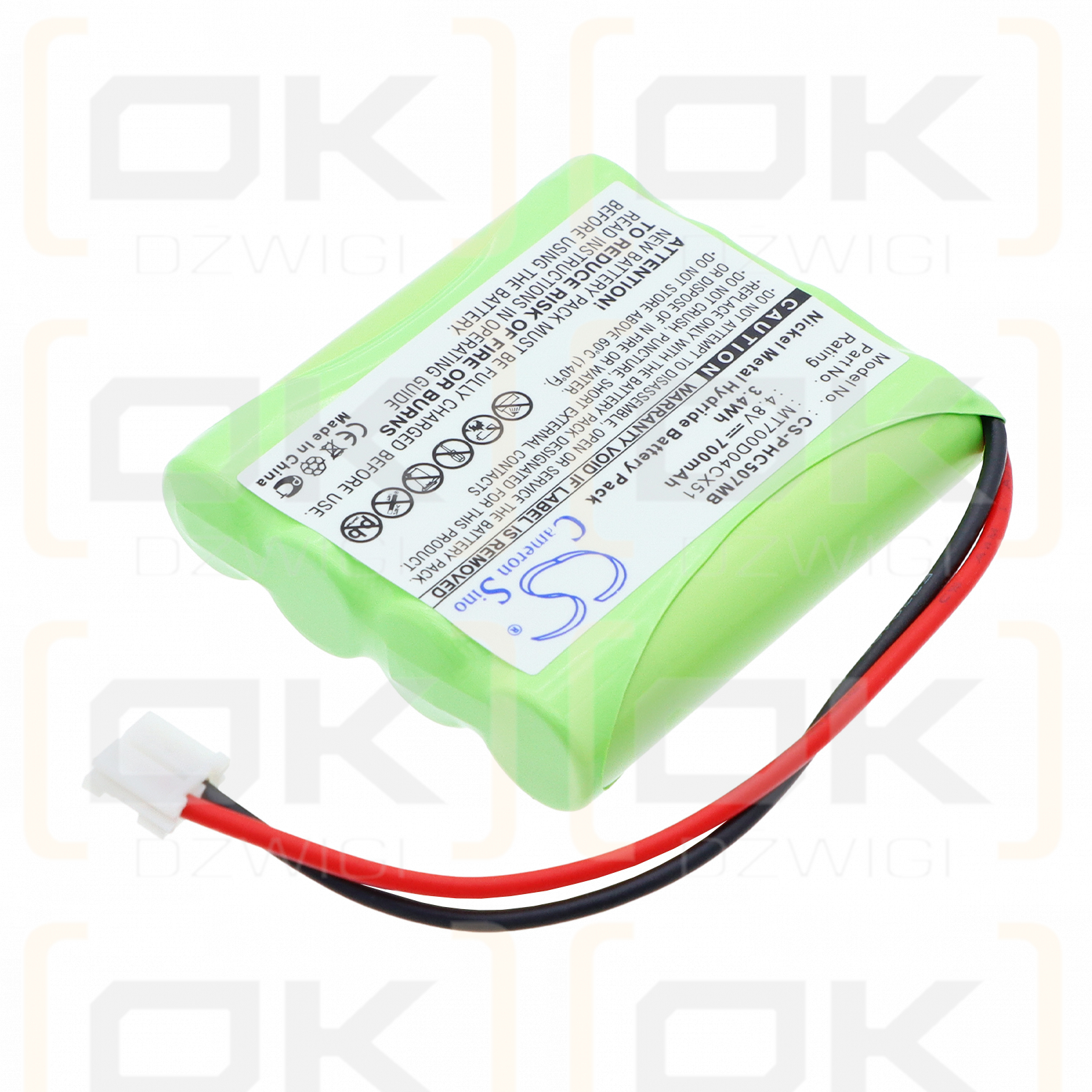 Philips Avent SCD 468/84-R / MT700D04CX51 700 mAh Ni-MH 4,8 V (Cameron Sino)