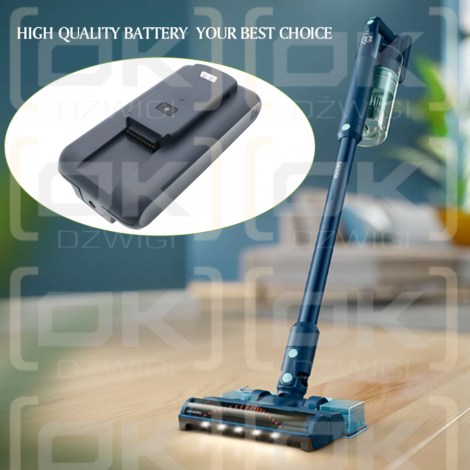 Philips XV1653/01 / 2441846-62 2500 mAh Li-ion 25.2 V (Cameron Sino)