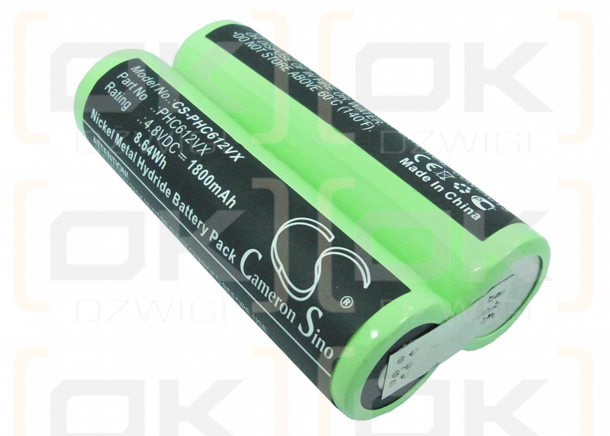 Philips FC6125/422245945563 1800mAh Ni-MH 4.8V (Cameron Sino)