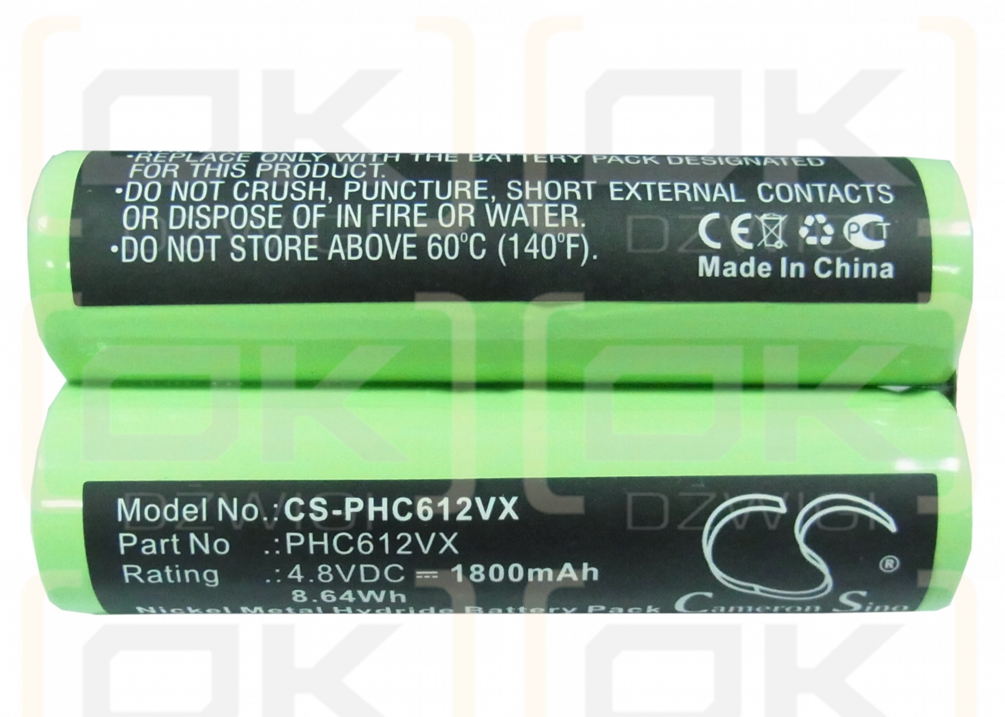 Philips FC6125/422245945563 1800mAh Ni-MH 4.8V (Cameron Sino)