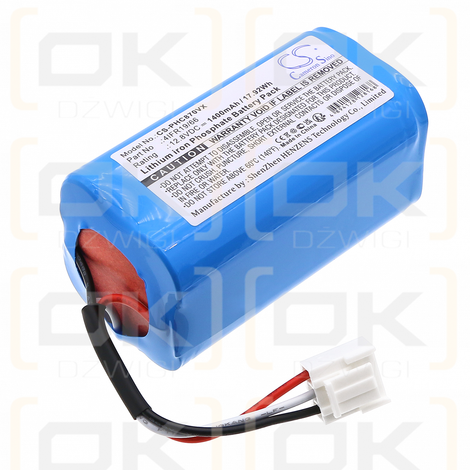 Philips SmartPro Compact / 4IFR19/66 1400 мАч LiFePO4 12,8 В (Cameron Sino)