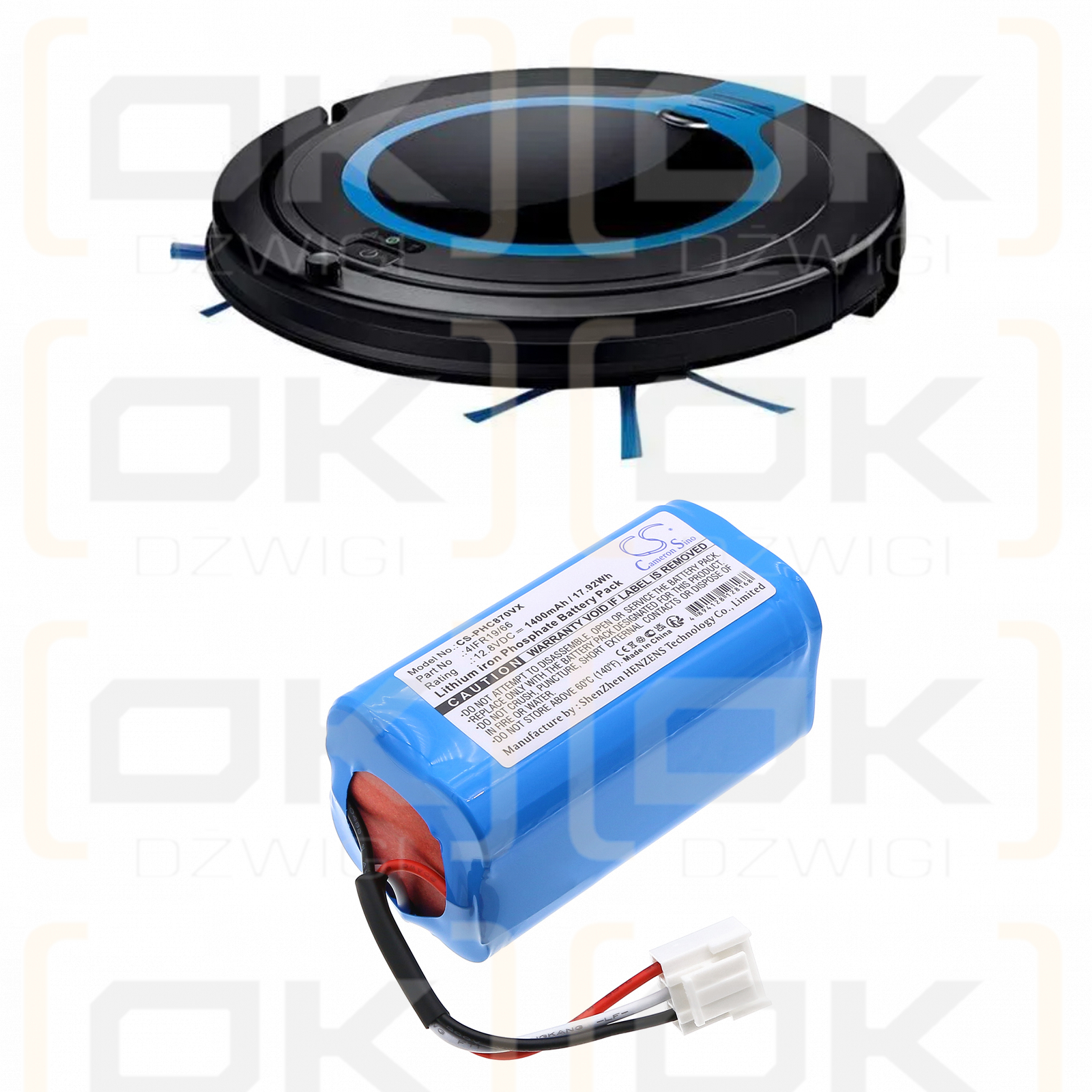 Philips SmartPro Compact / 4IFR19/66 1400 мАч LiFePO4 12,8 В (Cameron Sino)