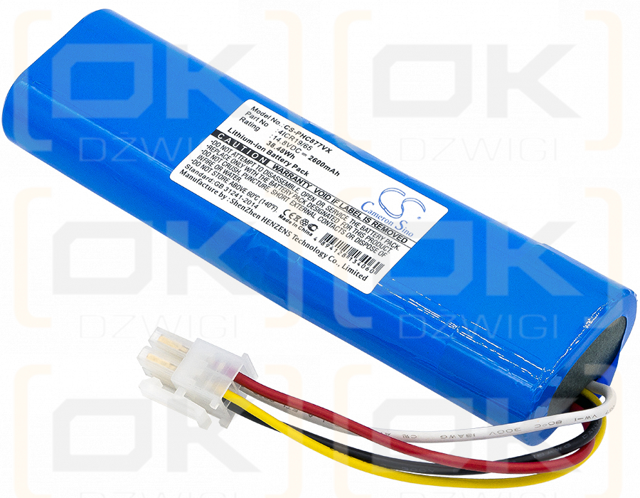 Philips FC8812 / 4ICR19/65 2600mAh Li-ion 14.8V (Cameron Sino)