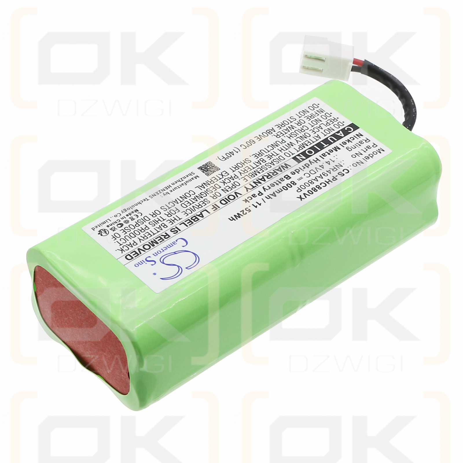 Philips FC8801 / NR49AA800P 800 мАч Ni-MH 14,4 В (Cameron Sino)
