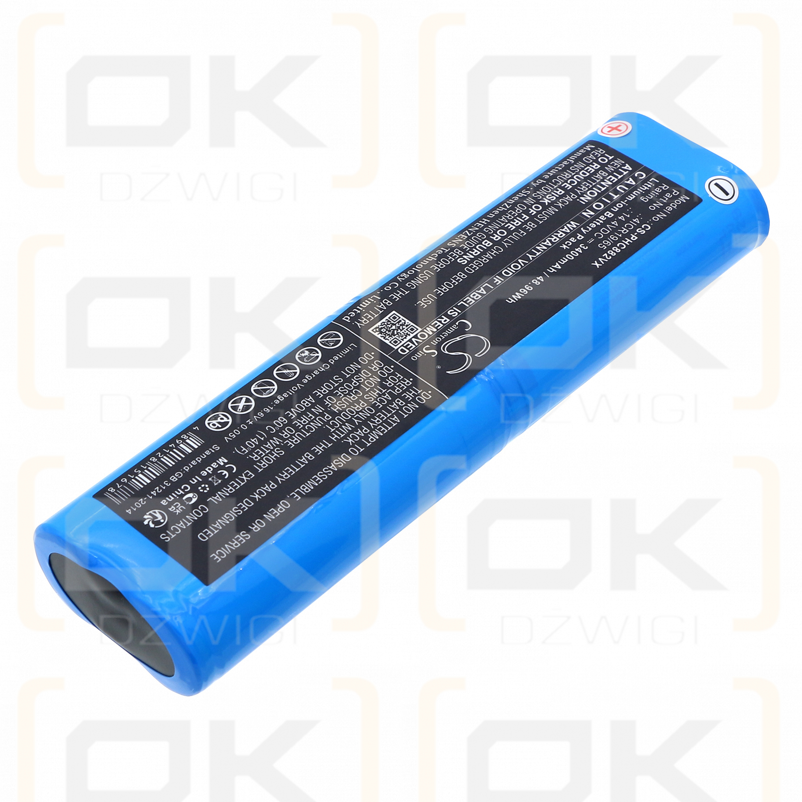 Philips FC8816 / 4ICR19/65 3400 mAh Li-ion 14.4 V (Cameron Sino)