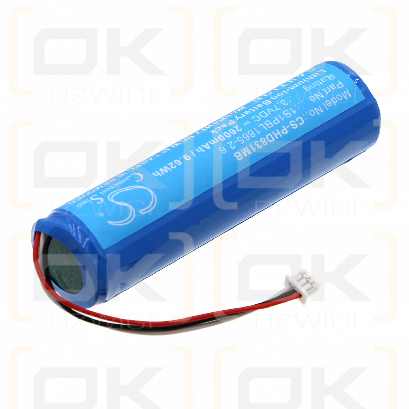 Philips Avent SCD841/26 / 1S1PBL1865-2.6 2600 mAh Li-Ion 3,7 V (Cameron Sino)