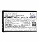 Philips Xenium E132x / AB1400DWMT 1300 mAh Li-ion 3.7 V (Cameron Sino)