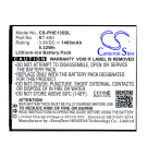 Philips Xenium E135x / AB1200CWMT 1100 mAh Li-ion 3.7 V (Cameron Sino)