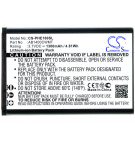 Philips Xenium E160 / AB1400CWMT 1300 mAh Li-ion 3.7 V (Cameron Sino)