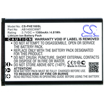 Philips Xenium E160 / AB1400CWMT 1300 mAh Li-Ion 3,7 V (Cameron Sino)