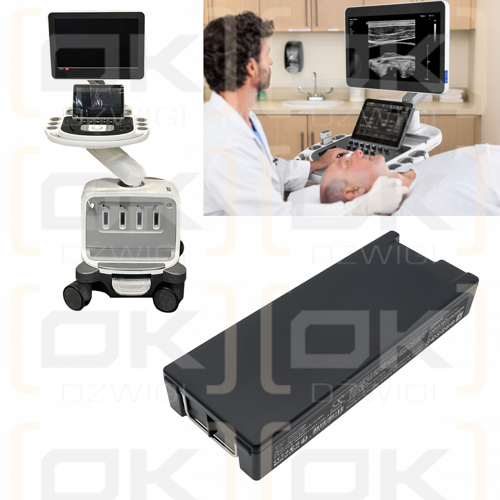 Philips Epiq 7c ultrasound system / 453561654585 3400mAh Li-ion 25.2V (Cameron Sino)