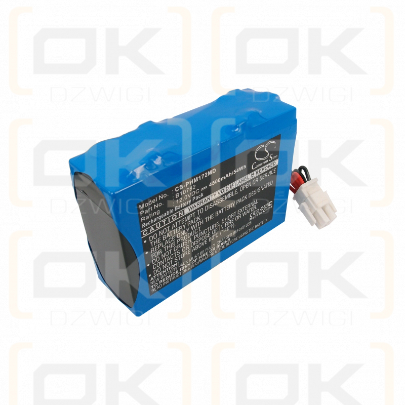 Philips M1722B / B10782 4500 mAh wiederaufladbare Akkus, 12,0 V (Cameron Sino)