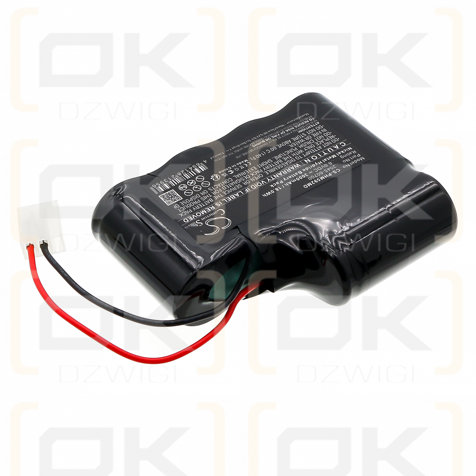 Philips Phillips 2040A / 2045-60700 3000 мАч Ni-MH 6.0 В (Cameron Sino)