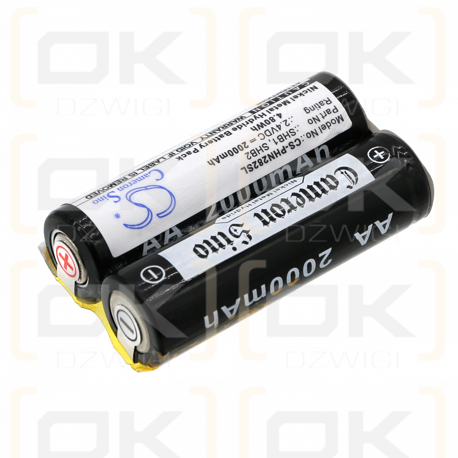 Philips Norelco T980 / 138-10334 2000mAh Ni-MH 2.4V (Cameron Sino)