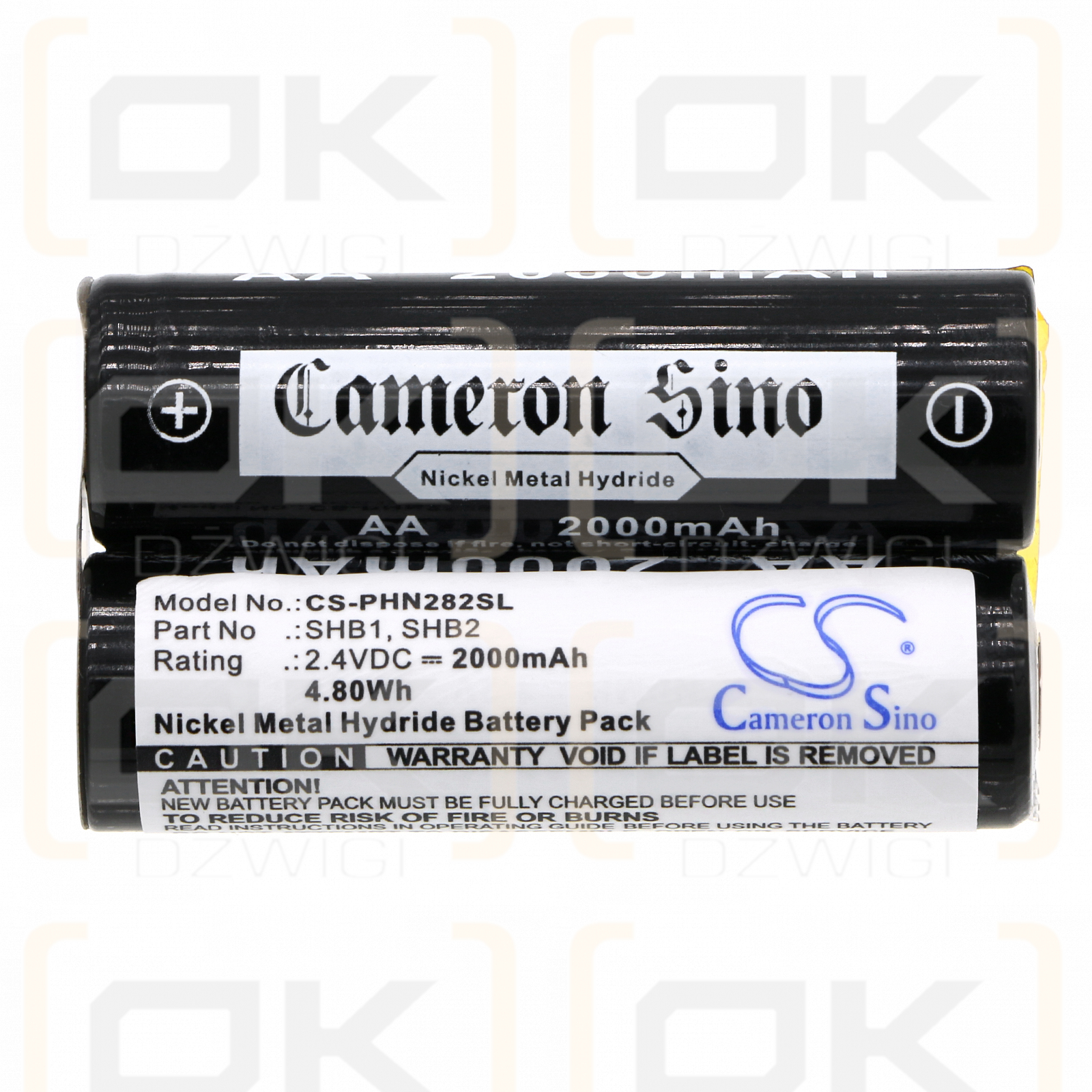 Philips Norelco T980 / 138-10334 2000mAh Ni-MH 2.4V (Cameron Sino)