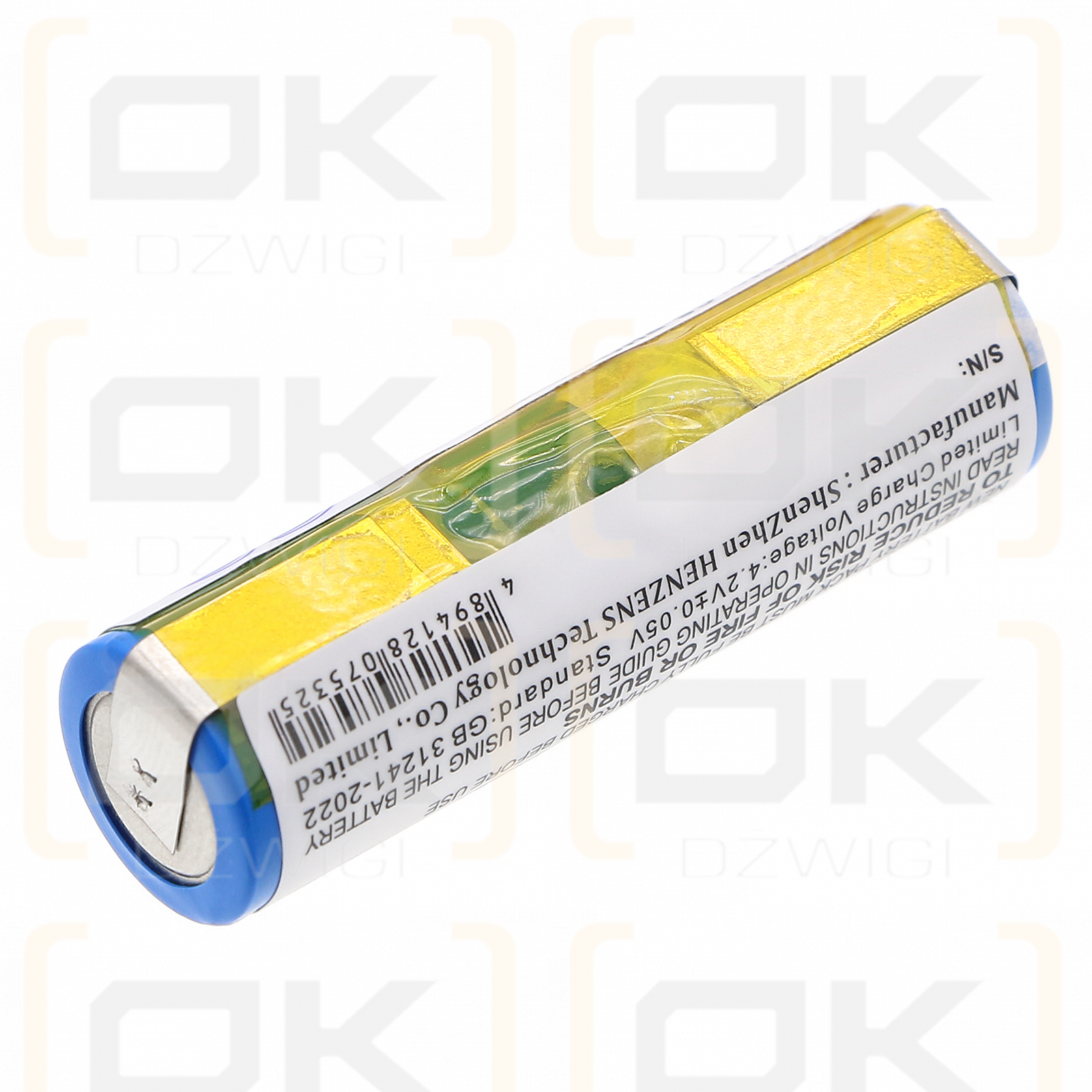 Philips HQ8250 / 036-11290 750mAh Li-ion 3.7V (Cameron Sino)