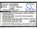 Philips CTS308 / AB1400BWML 1200 mAh Li-Ion 3,7 V (Cameron Sino)