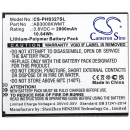 Philips CTS327 / AB3000KWMT 2800mAh Li-Polymer 3.8V (Cameron Sino)