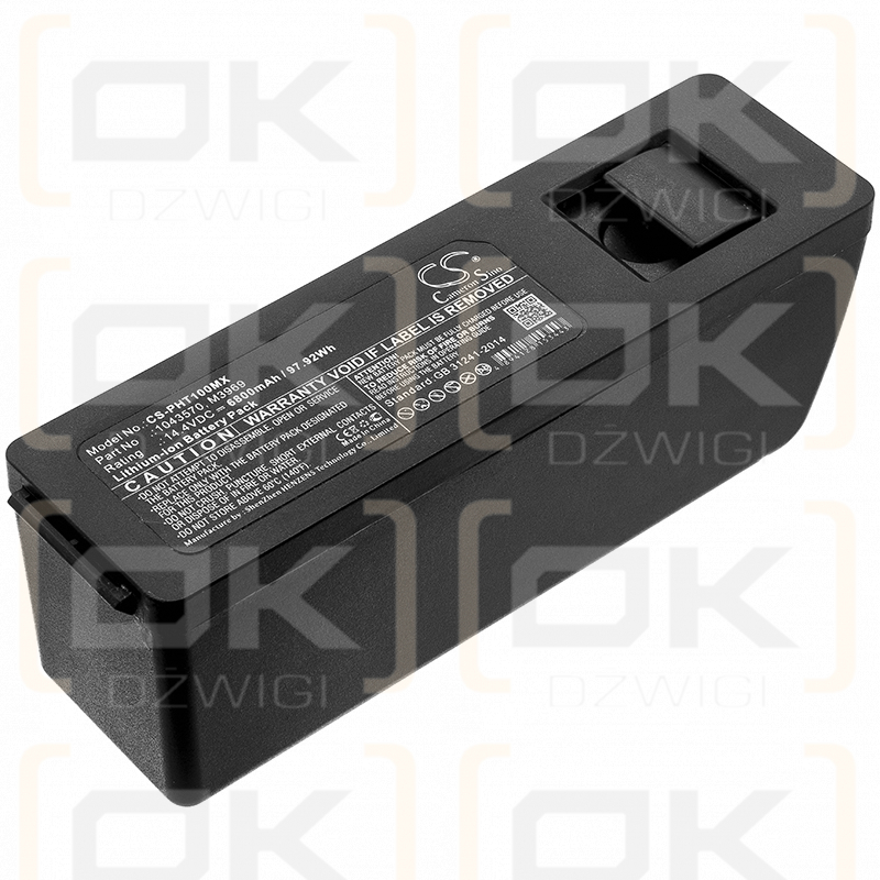 Philips CoughAssist E70 / 1043570 6800 mAh Li-Ion 14,4 V (Cameron Sino)