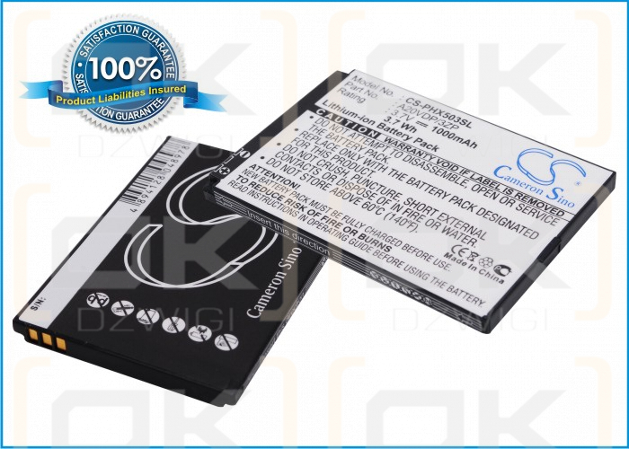 Philips Xenium E320 / A20VDP/3ZP 1000 mAh Li-ion 3.7 V (Cameron Sino)