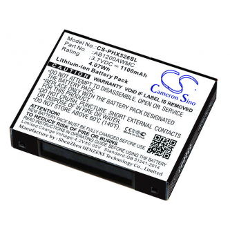 Philips CTX526 / AB1200AWMC 1100 mAh Li-Ion 3,7 V (Cameron Sino)