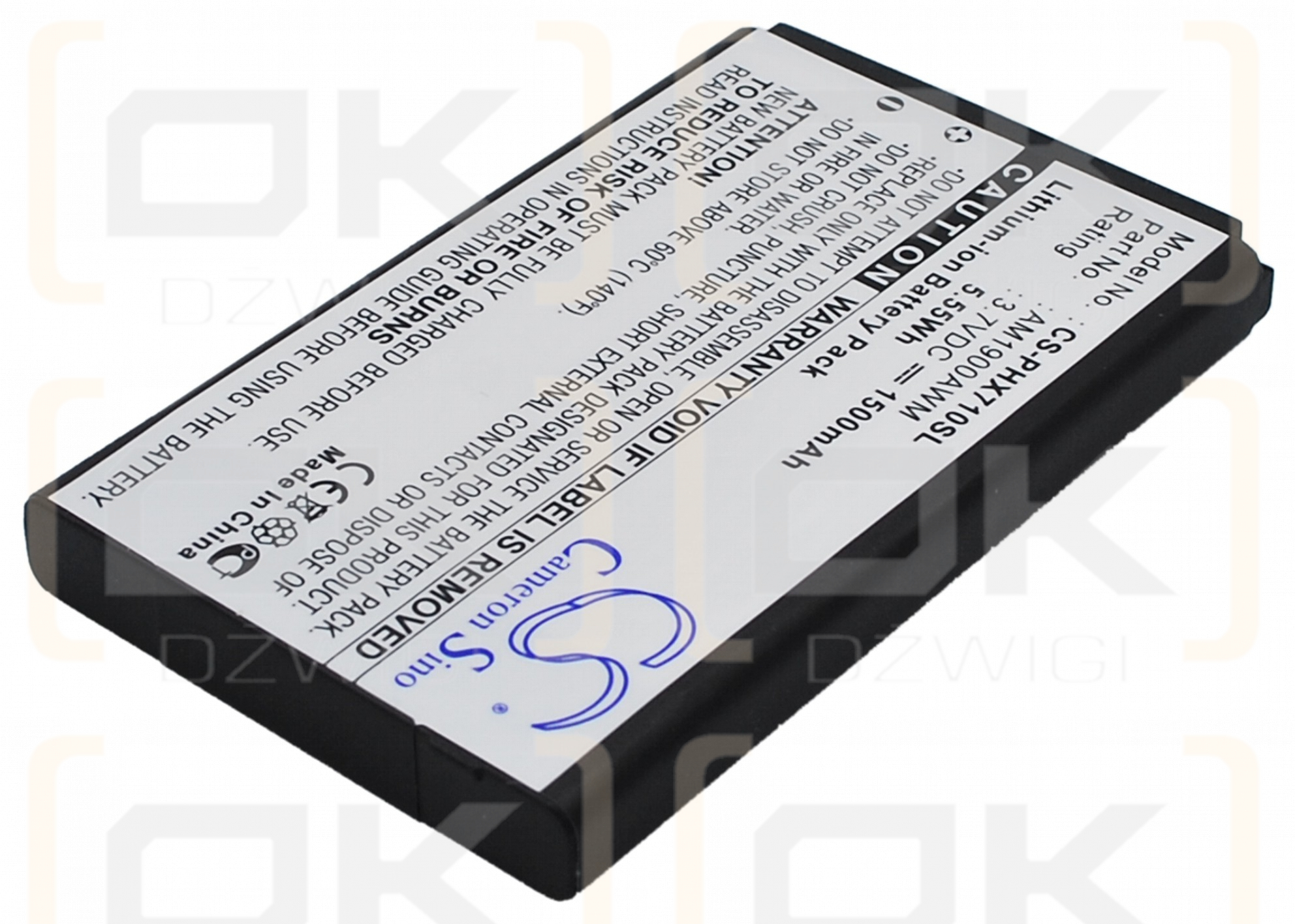 Philips Xenium X710 / AM1900AWM 1500 mAh Li-Ion 3,7 V (Cameron Sino)