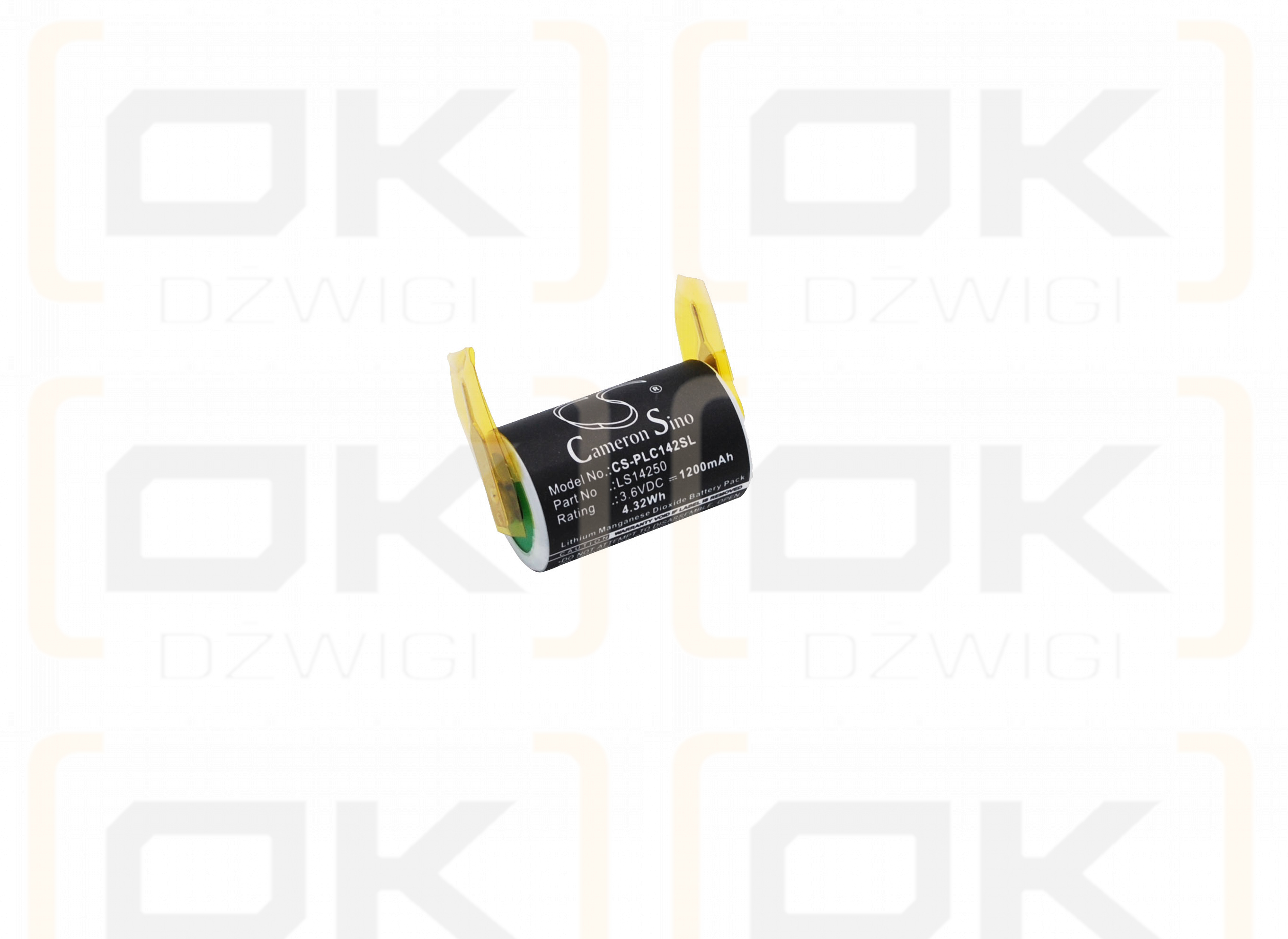 SAFT / LS14250 1200mAh Li-MnO2 3.6V (Cameron Sino)