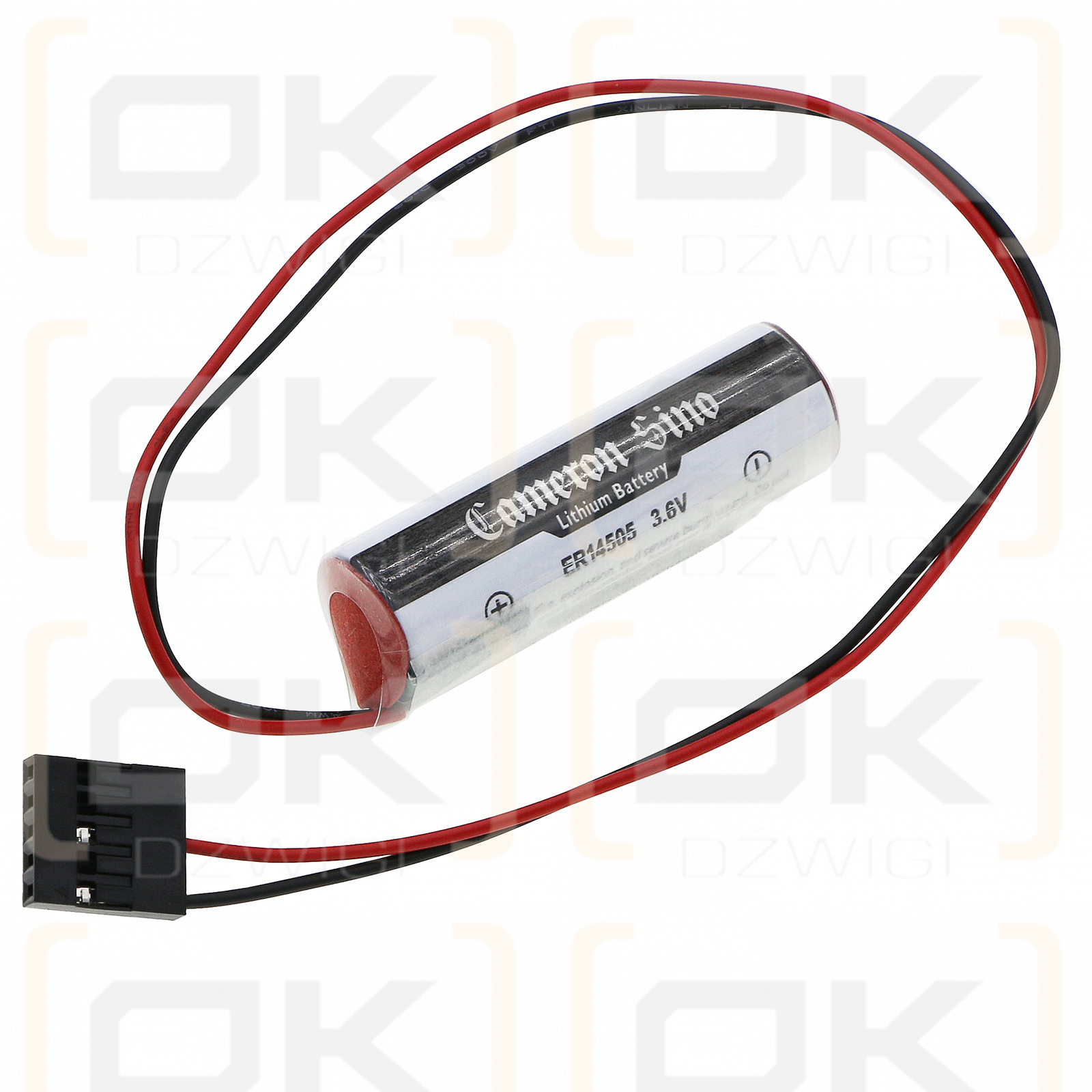 Toshiba ER6V con conector JAE de 5 pines / ER6V 2000mAh Li-MnO2 3.6V (Cameron Sino)