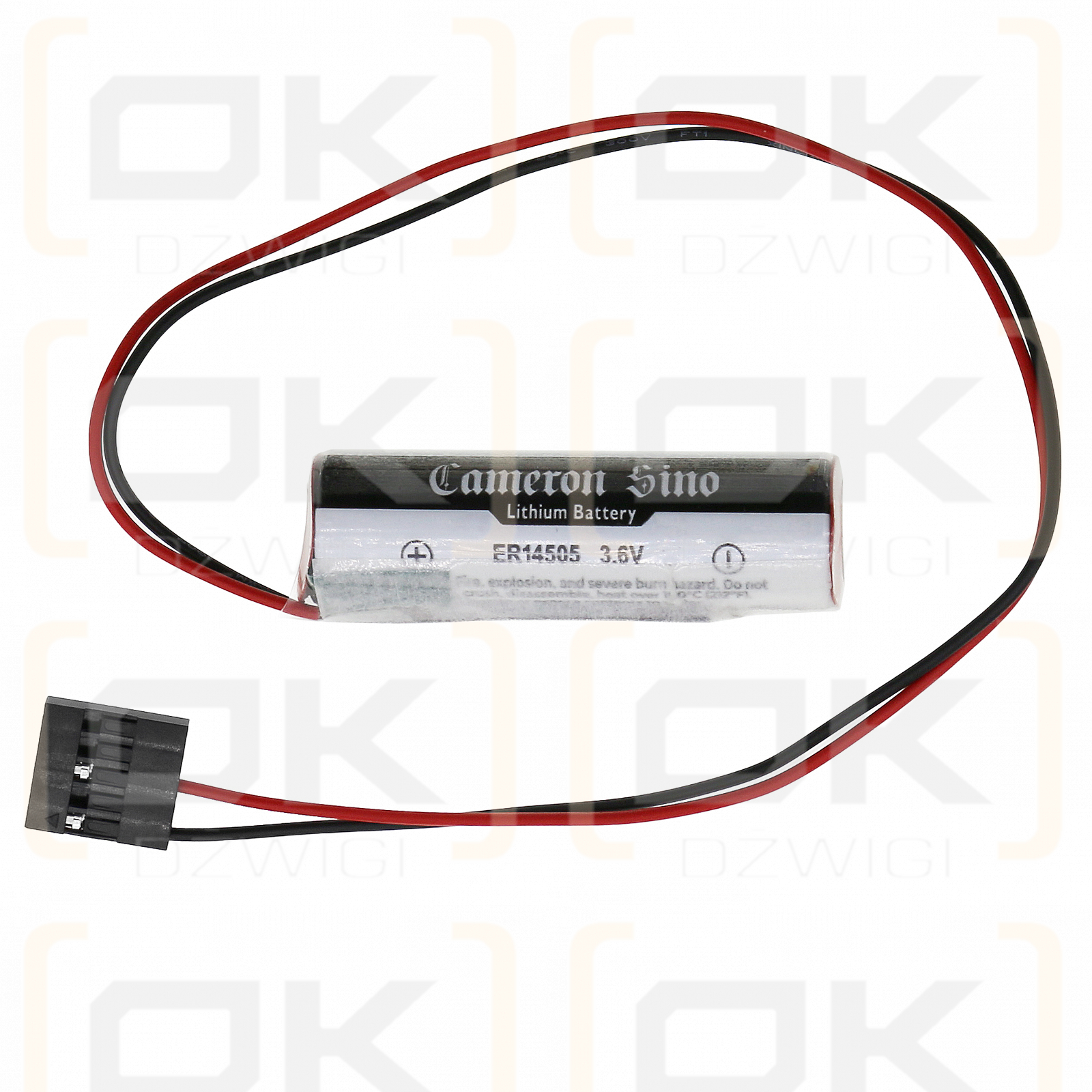 Toshiba ER6V con conector JAE de 5 pines / ER6V 2000mAh Li-MnO2 3.6V (Cameron Sino)