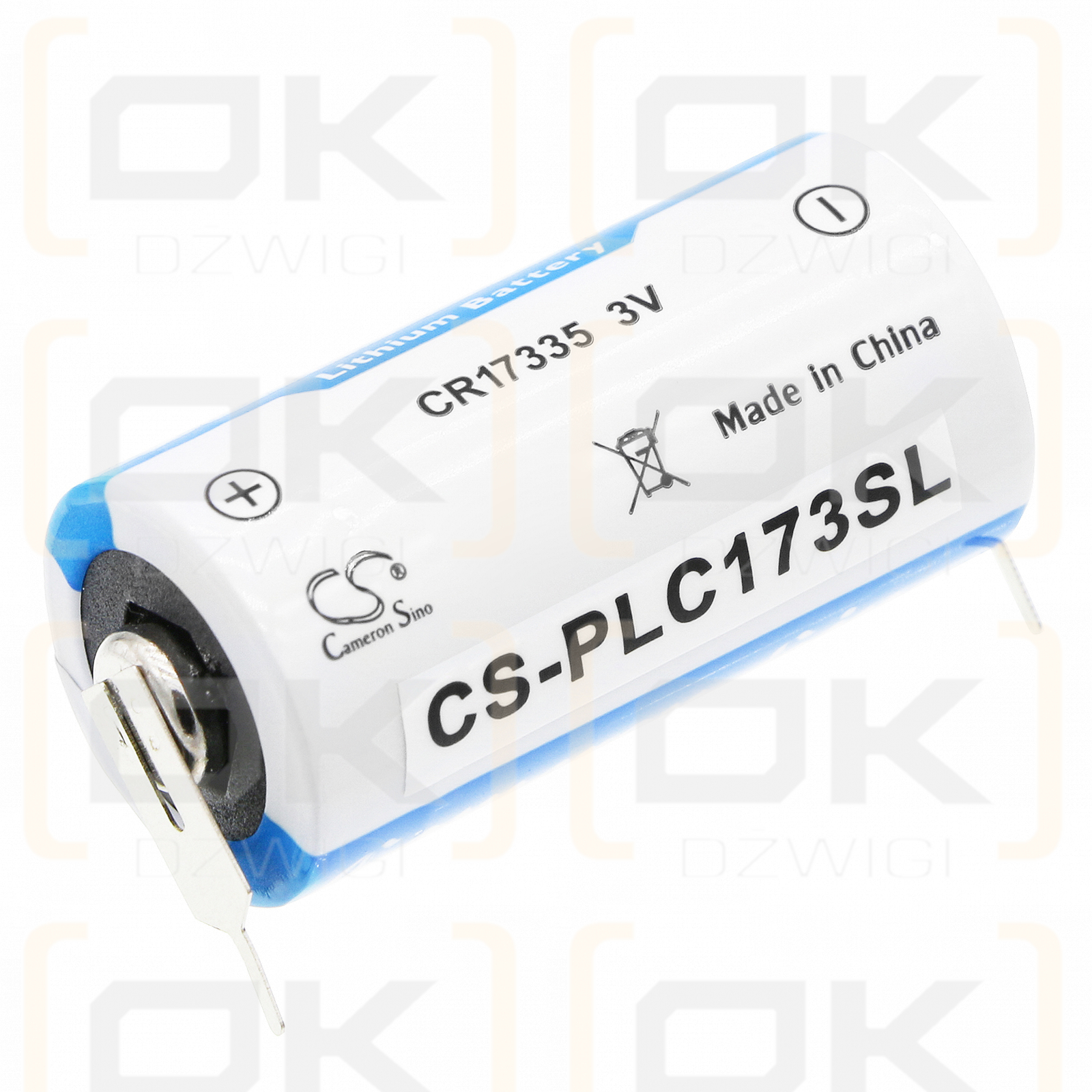 Panasonic BR-2/3AG with Weld Leg / BR-2/3AG 1450mAh Li-MnO2 3.0V (Cameron Sino)