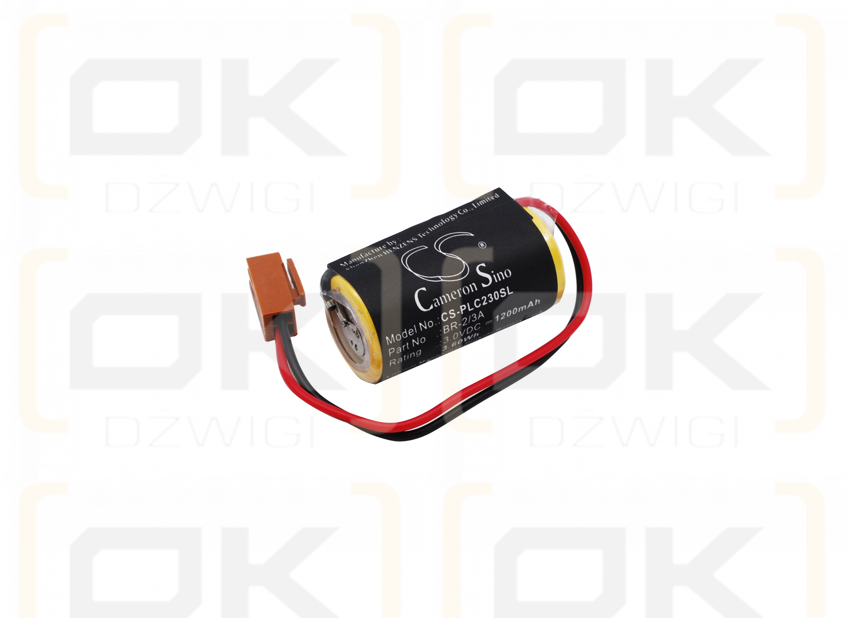 Panasonic CR17335-SE / BR-2/3A 1200 mAh Li-MnO2 3,0 V (Cameron Sino)