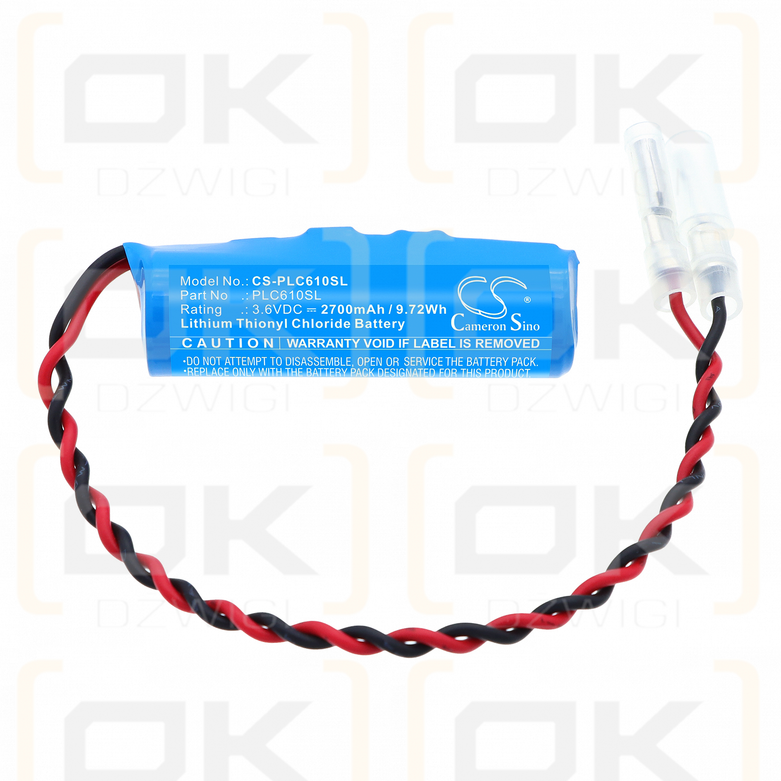  2700 мАч Li-SOCl2 3,6 В (Cameron Sino)