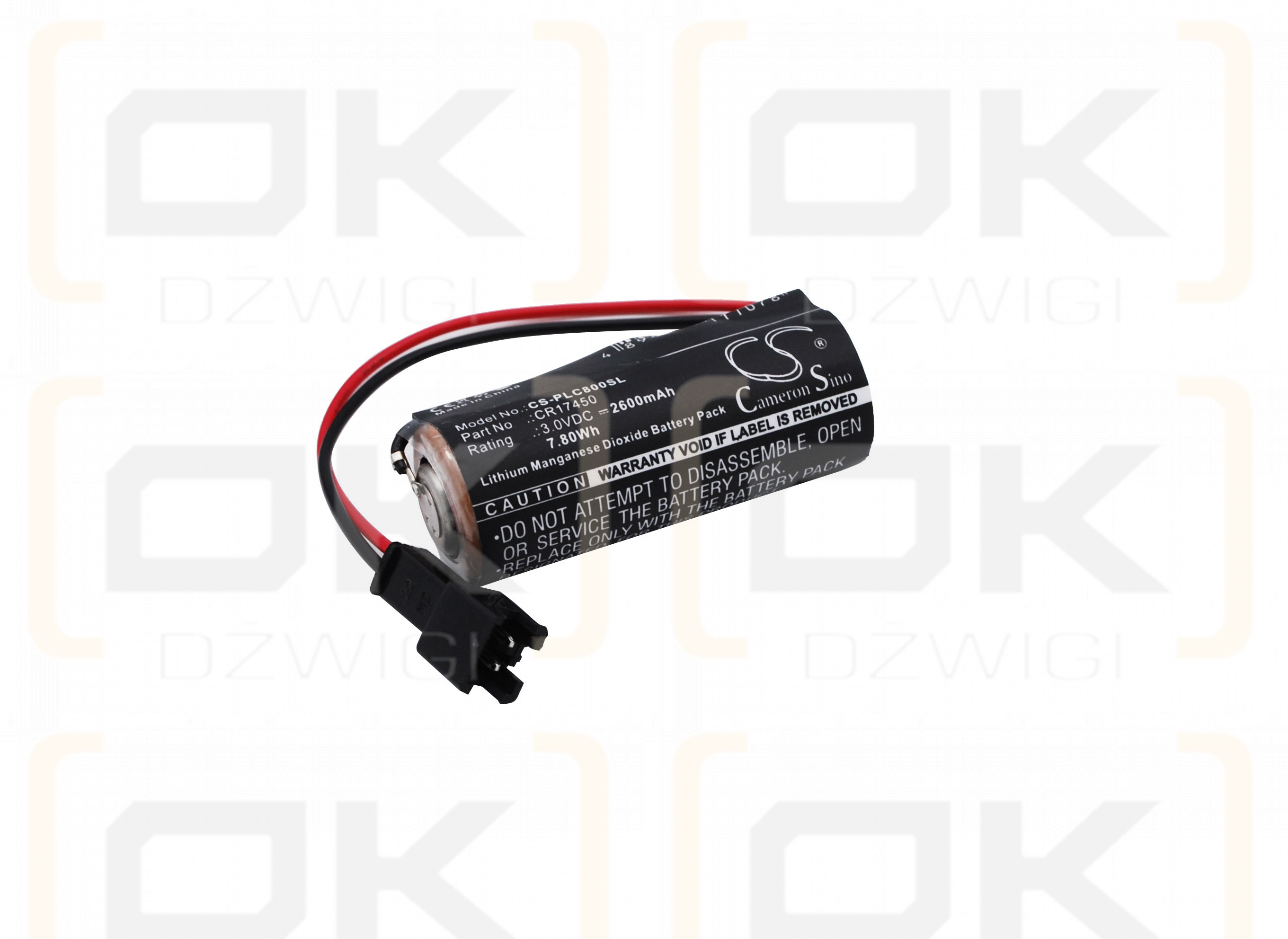 Sanyo CR8.LHC / CR17450 2600 mAh Li-MnO2 3,0 V (Cameron Sino)