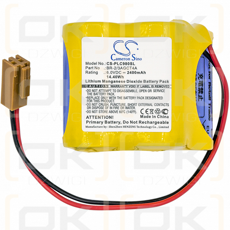 Fanuc BETA iSVSP CNC-Systemverstärker / A98L-0031-0025 2400 mAh Li-MnO2 6,0 V (Cameron Sino)