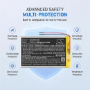 Replacement Battery for Polaroid MIDC157 / SR36100132P 4800 mAh Li-Polymer 3.8 V (Cameron Sino)