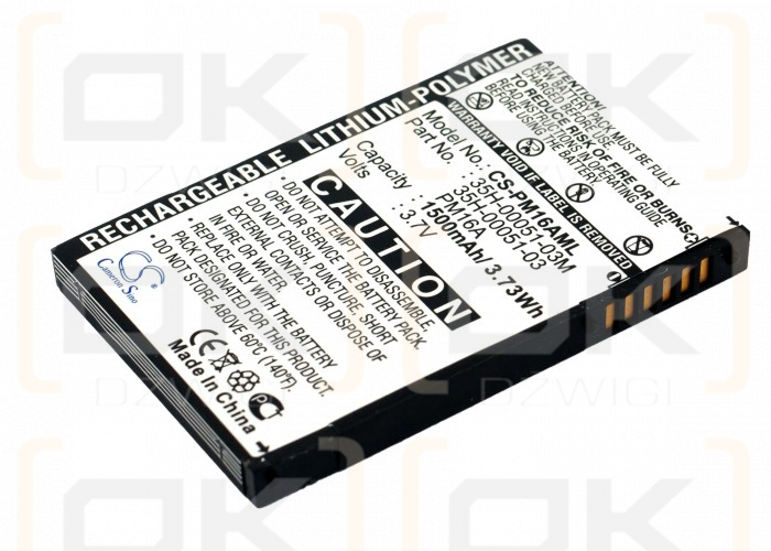 Bateria zamienna do T-Mobile MDA Compact II / PM16A 1500 mAh Li-Polymer 3.7 V (Cameron Sino)