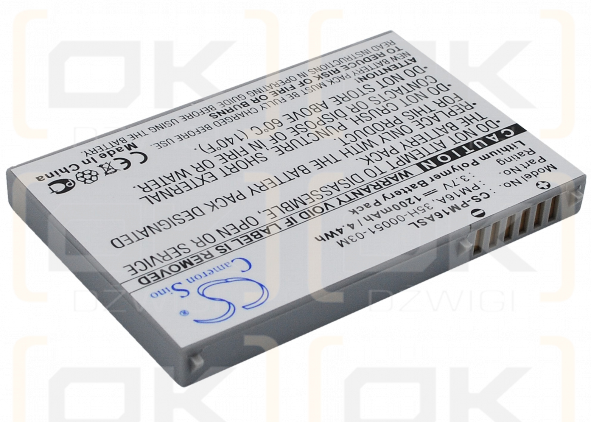 T-Mobile MDA Compact II / PM16A 1200 mAh Li-Polymer 3.7 V (Cameron Sino)