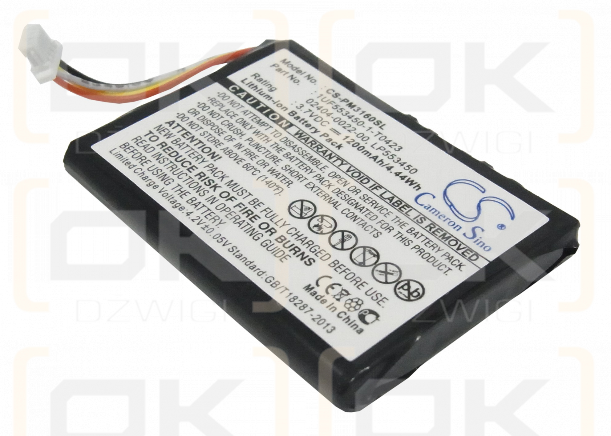 Cisco S1240 / 02404-0022-00 1200mAh Li-ion 3.7V (Cameron Sino)