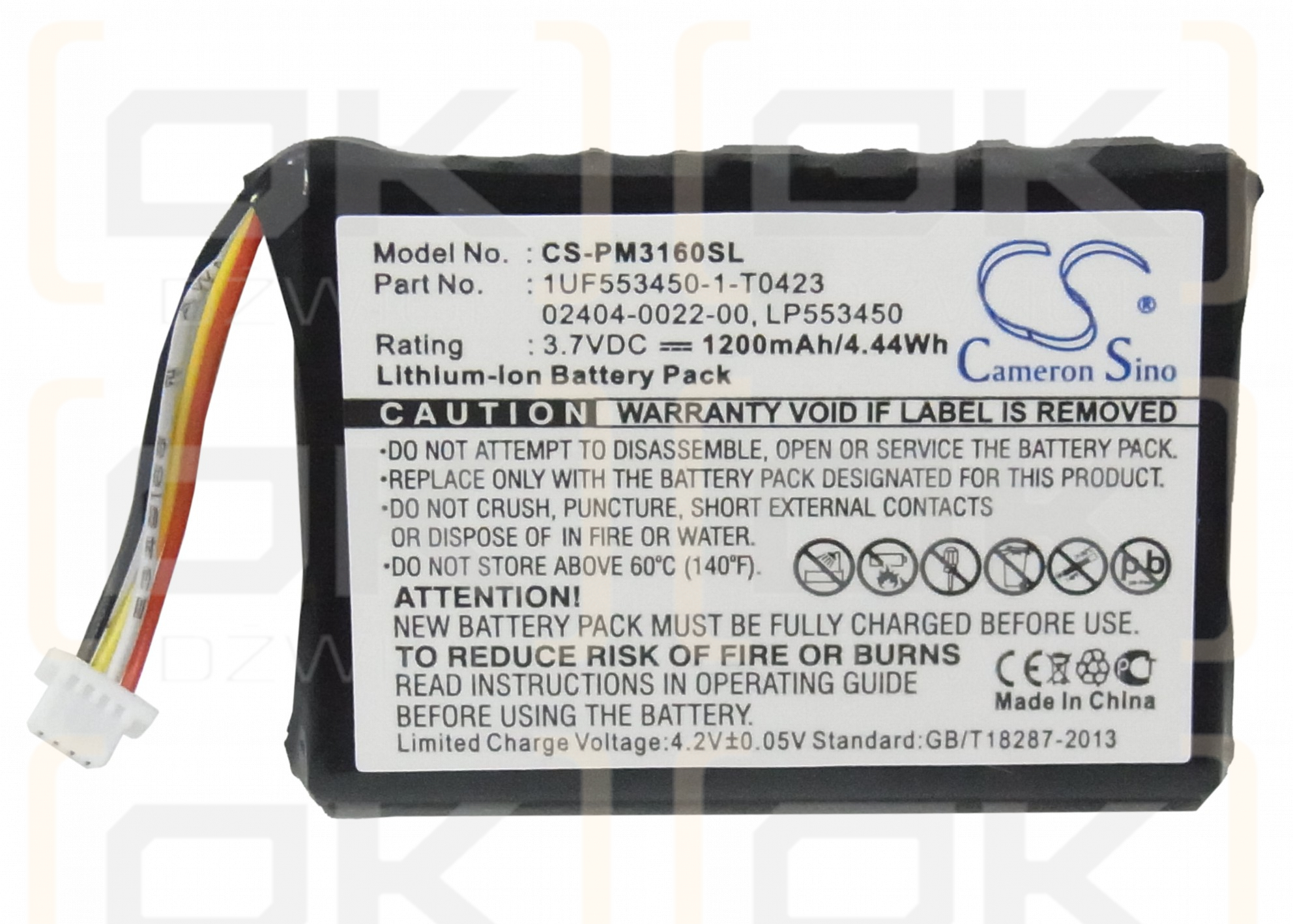 Cisco S1240 / 02404-0022-00 1200mAh Li-ion 3.7V (Cameron Sino)