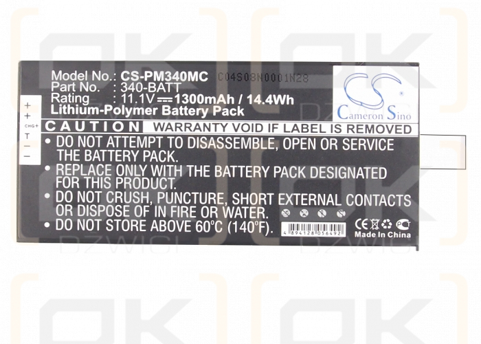 Polaroid GL10 Mobile Printer / 340-BATT 1300 mAh Li-ion 11.1 V (Cameron Sino)