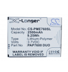 Prestigio MultiPhone 7600 Duo / PAP7600 DUO 2500 mAh Li-Polymer 3.7 V (Cameron Sino)