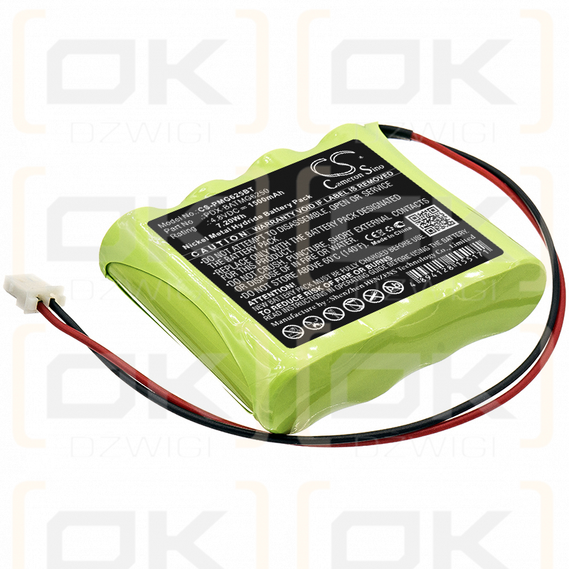 Paradox Magellan 6250 Console / PDX-BATMG6250 1500mAh Ni-MH 4.8V (Cameron Sino)